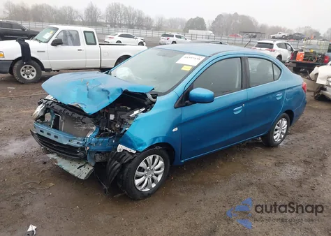 2017 Mitsubishi Mirage G4 Es z USA, uszkodzony, nr VIN ML32F3FJ6HHF19663